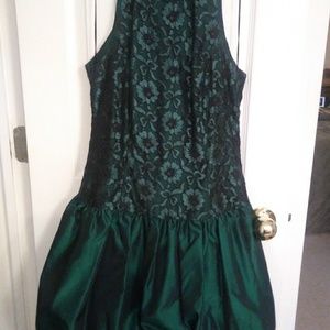 Vintage 80s halter bubble dress